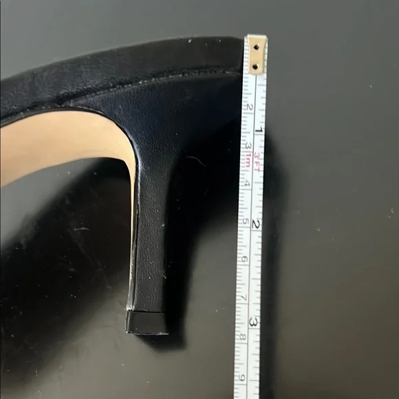 Mix No. 6 Black Heeled Shoes with Braided Detail - Picture 3 of 3